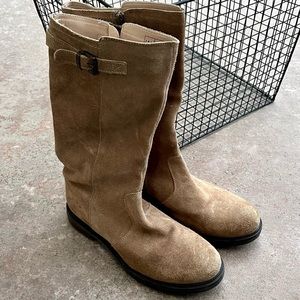 Girls Tall Suede Boots